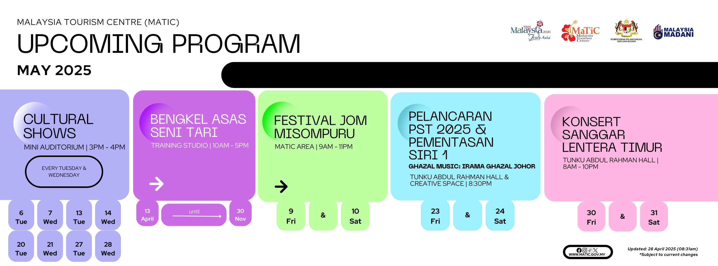program matic may 2025